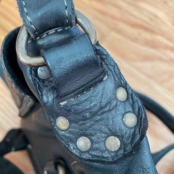 All Saints Spitalfields Leather Bag - Picture 5 of 13